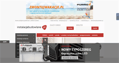 Desktop Screenshot of instalacjebudowlane.pl
